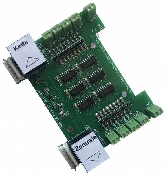 Standard 16-fach S88 Rückmeldedecoder