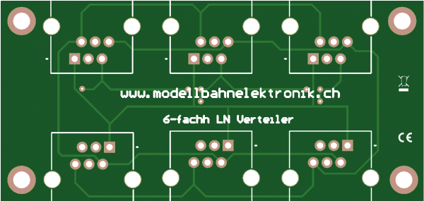 6-fach LN Verteiler / HUB